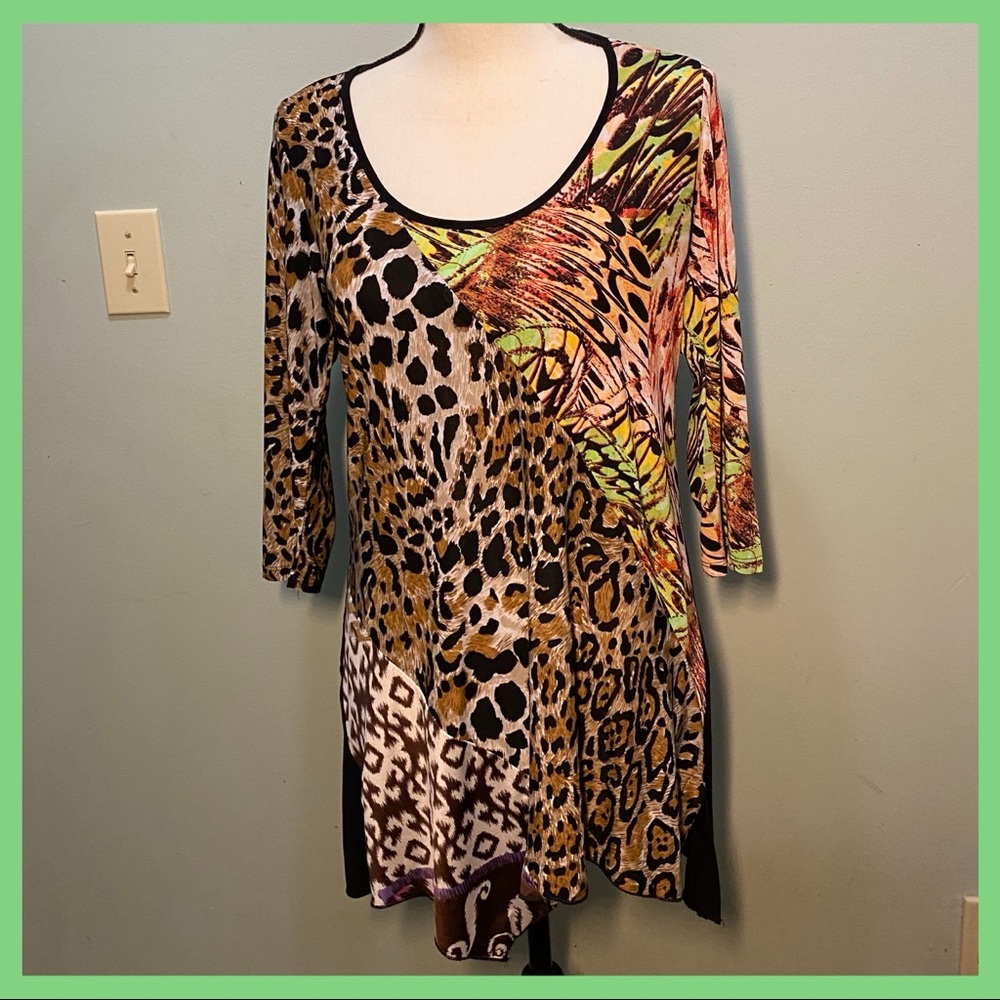 Sole Dione Designer Animal Print Tunic